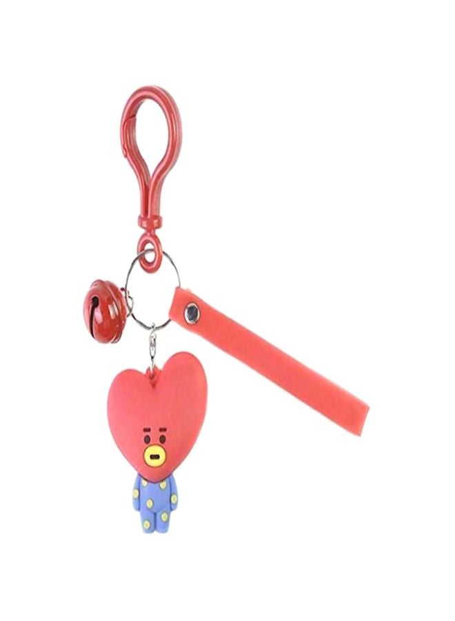 Loquat Bts Bangtan Boys Figure Creative Key Chain Yellow/Pink/Blue - Image 1