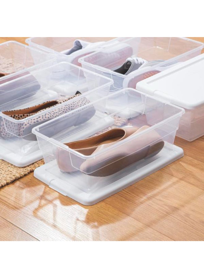 ستيريليت صندوق حفظ الأحذية مستطيل خفيف الوزن شفاف 5.6 لتر 16428012 - Image 4