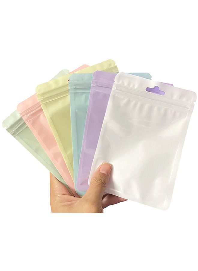 50-Piece Resealable Foil Pouch Bag Green 10.5x15cm - Image 3