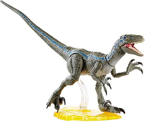 Jurassic World Velociraptor Blue 6" Action Figure with Stand - Ages 4+ - Image 1