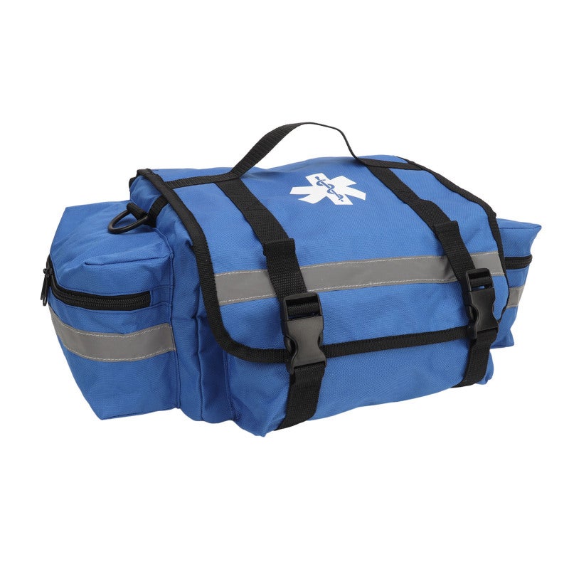 Large Emergency Bag: 600D Oxford Fabric With PU Coating - Reflective Strips For Enhanced Visibility, Multiple Compartments For Organized Storage For Camping, Hiking, Automotive Emergencies - Image 2