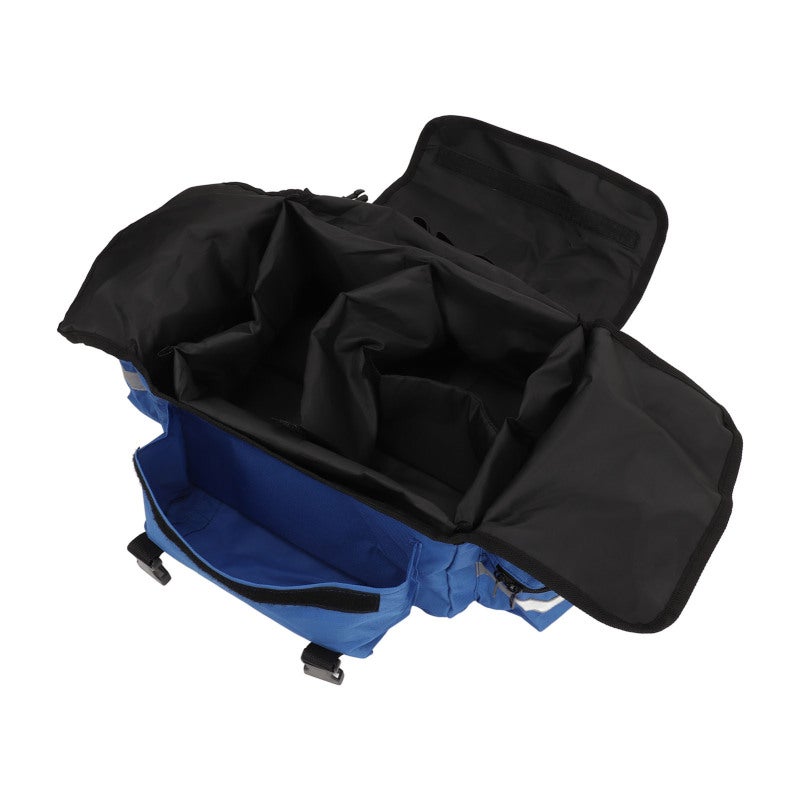 Large Emergency Bag: 600D Oxford Fabric With PU Coating - Reflective Strips For Enhanced Visibility, Multiple Compartments For Organized Storage For Camping, Hiking, Automotive Emergencies - Image 4