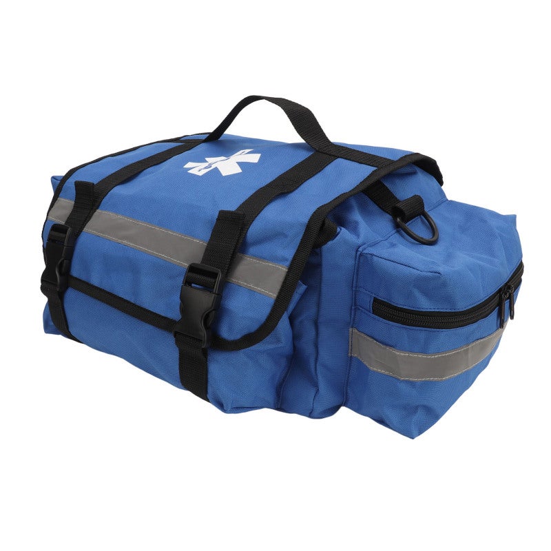 Large Emergency Bag: 600D Oxford Fabric With PU Coating - Reflective Strips For Enhanced Visibility, Multiple Compartments For Organized Storage For Camping, Hiking, Automotive Emergencies - Image 3