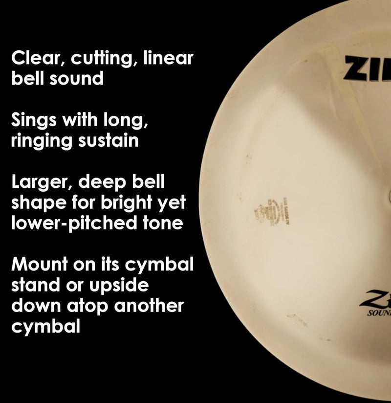Zildjian FX Cymbals Series - 9.5" Large Zil-Bel - Image 4