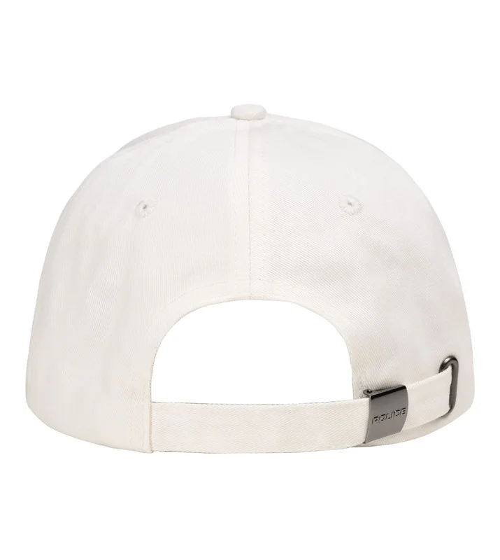 بوليس Police Gothic Monogram Cotton Baseball Cap - White