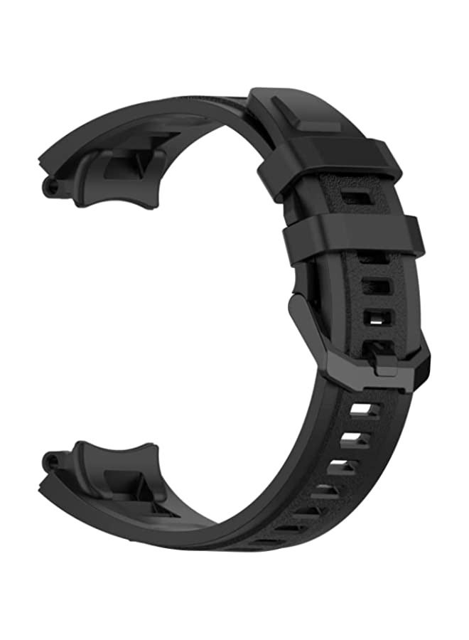 Amazfit تي ريكس 2 سيليكون سوار عارضة ( أسود ) - Image 2