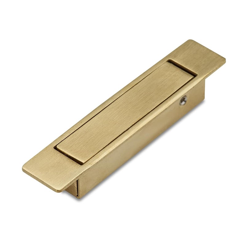VicTac Premium Edge Pull Concealed fix Handle for Sliding Door Antique Bronze Finish Zinc Door Handle Pack of 2  - Image 3