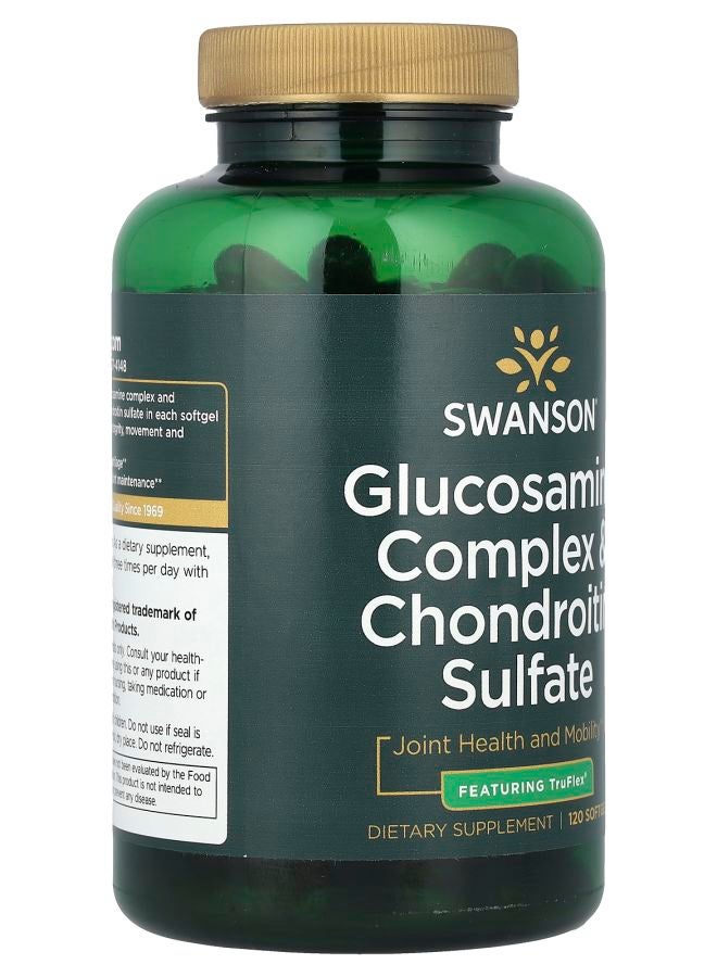 SWANSON Glucosamine Complex & Chondroitin Sulfate 120 Softgels - Image 2
