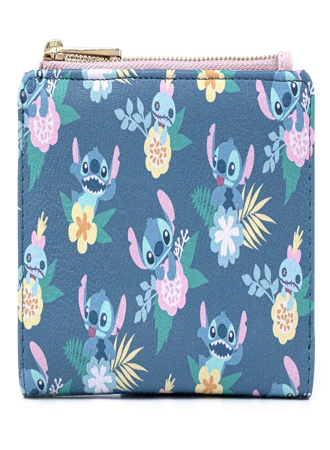 Loungefly Disney Stitch and Scrump Floral Bi-Fold Wallet - Image 2
