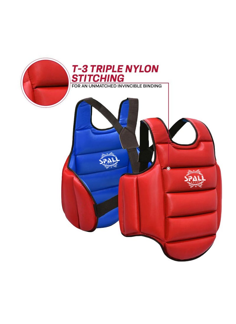 Spall Boxing Chest Guard  Body Protector Gear Ideal for   Martial Arts Muay Thai Taekwondo Kickboxing Gym Academy School Perfect for Men and Women  - Image 1