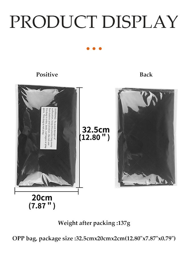 DUNISO Coffee machine dust cover, household dust cover, waterproof coffee machine cover, with storage bag, suitable for small kitchen appliances, 34 * 33 * 36cm, black  - Image 3