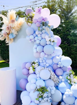 Goldedge Party Balloons 100 Pack, 12 Inch Latex Balloons Helium or Air filled Balloon for Boys & Girls Unisex Birthday Wedding Baby Shower Gender Reveal Graduation Home & Event Decorations Blue Color - view 3