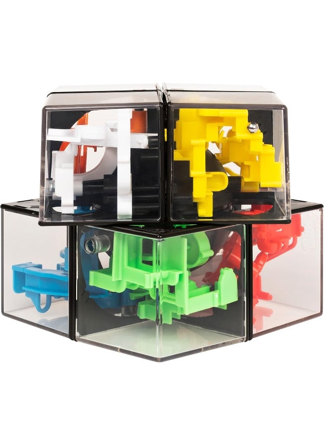 Perplexus - Spin Master Games Rubik’s Perplexus Hybrid 2 x 2, Challenging Puzzle Maze Skill Game, for Adults and Kids Ages 8 and Up - Image 1