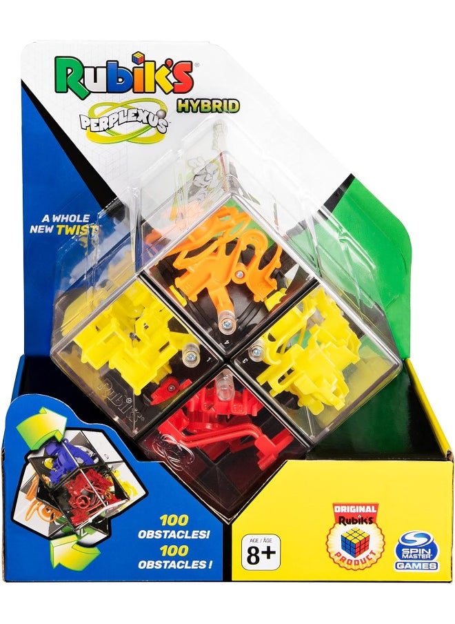 Perplexus - Spin Master Games Rubik’s Perplexus Hybrid 2 x 2, Challenging Puzzle Maze Skill Game, for Adults and Kids Ages 8 and Up - Image 1