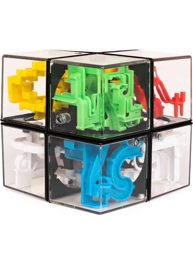 Perplexus - Spin Master Games Rubik’s Perplexus Hybrid 2 x 2, Challenging Puzzle Maze Skill Game, for Adults and Kids Ages 8 and Up - Image 1