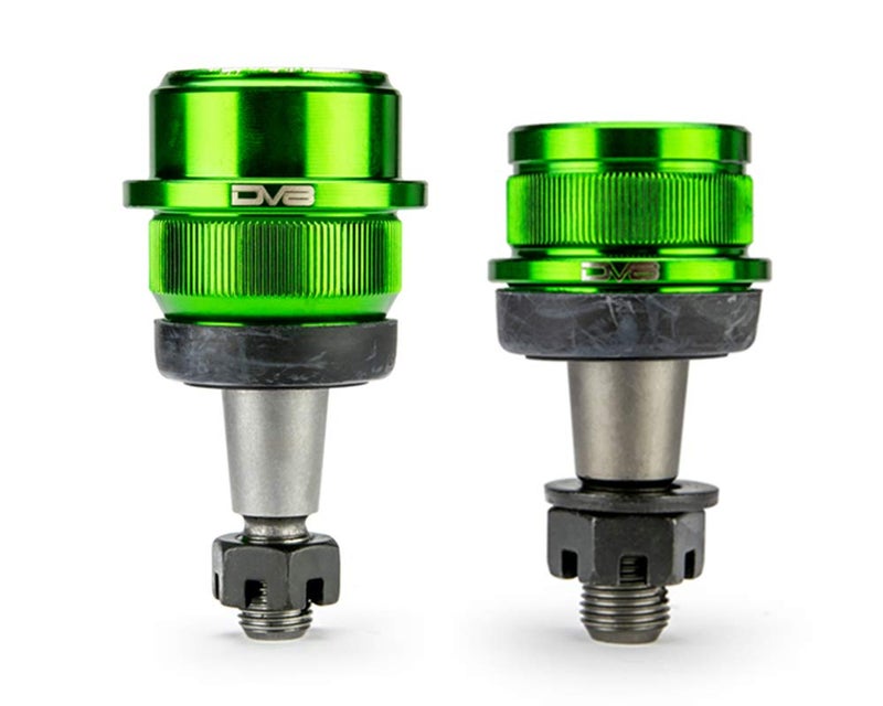 DV8 Offroad Upgraded Ball Joint Set for 2007-2018 Jeep Wrangler JK | Fits Dana 30 or Dana 44 Axles | Greaseable Fittings | Grooved Housing Spines | Includes (2) Upper & Lower Ball Joints - Image 2
