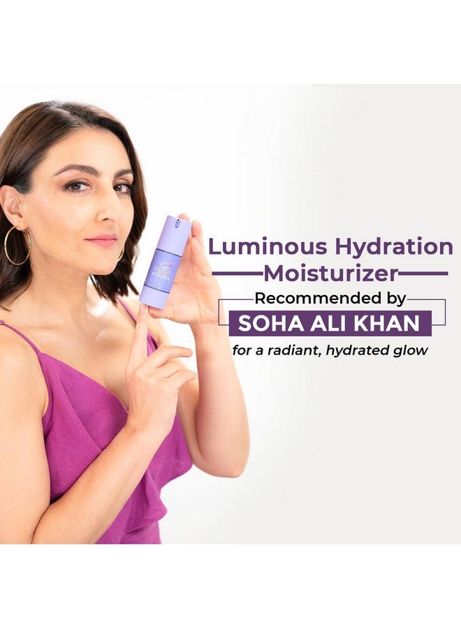 Saffr'n Luminous Hydration Moisturizer with 5% Saffron & 3% Niacinamide to Improve Skin Elasticity | Barrier Repair Cream | Moisturizer For Face | Long Lasting Hydration | With Shea Butter, Ceramides & Hyaluronic Acid | For All Skin Type | 30ml - Image 2