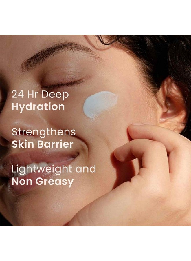 Saffr'n Luminous Hydration Moisturizer with 5% Saffron & 3% Niacinamide to Improve Skin Elasticity | Barrier Repair Cream | Moisturizer For Face | Long Lasting Hydration | With Shea Butter, Ceramides & Hyaluronic Acid | For All Skin Type | 30ml - Image 3