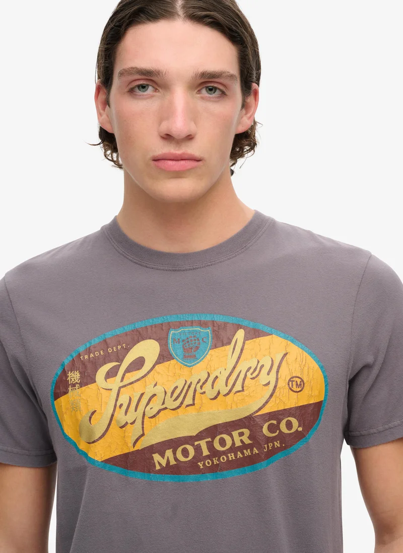 Superdry Workwear Gasoline Graphic Tee