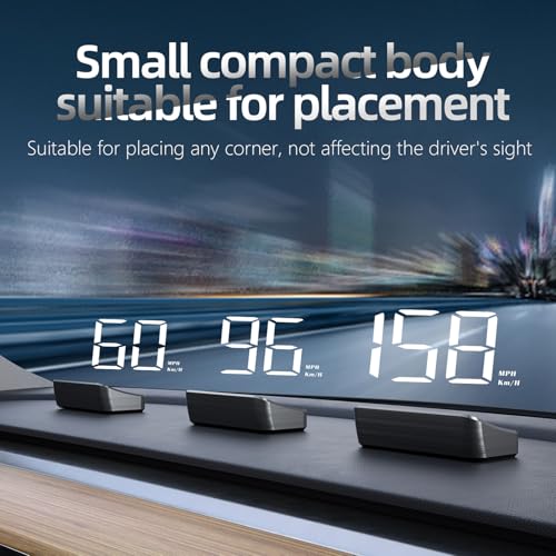 AZIJYV Heads Up Display for Cars, Digital Speedometer for Car M2,Speedometer for Car with Speed, Automatic Light Sensing,Mile Speed Unit Display,Suitable for All Car Models - Image 5