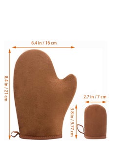 SYOSI 2 Pack Self Tanning Mitt Applicator Mitt Self Tanner Mits Self Tan Face Mit Tan Physics True Color Sunless Tanner Spray Tan Mitt Applicator Sunless Tanning  - Image 2