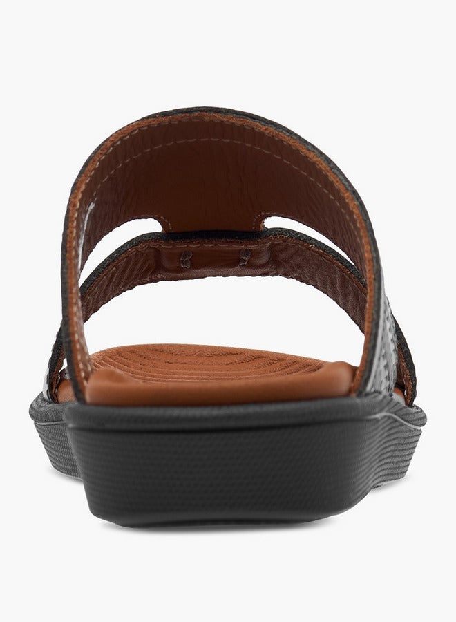 DUCHINI Boys Textured Slip-On Arabic Sandals - Image 4