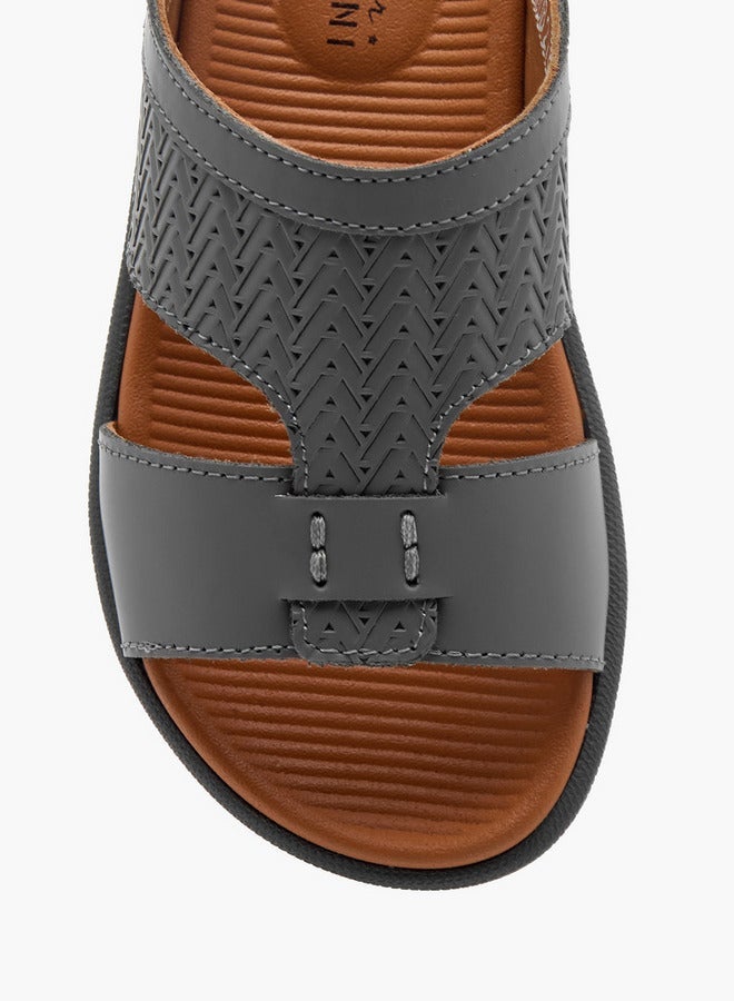 DUCHINI Boys Textured Slip-On Arabic Sandals - Image 3