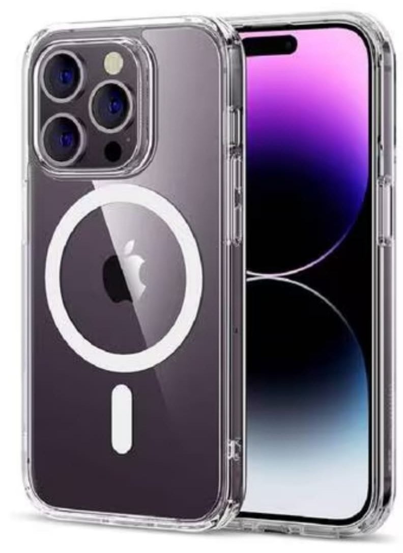 traditious - iPhone 14 Pro Transparent Case 6.1 inch Cover with MagSafe - Slim, Durable, Clear Protective Cover - Image 1