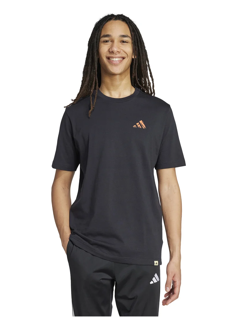 اديداس Doodle Hunt Hike Graphic T-Shirt