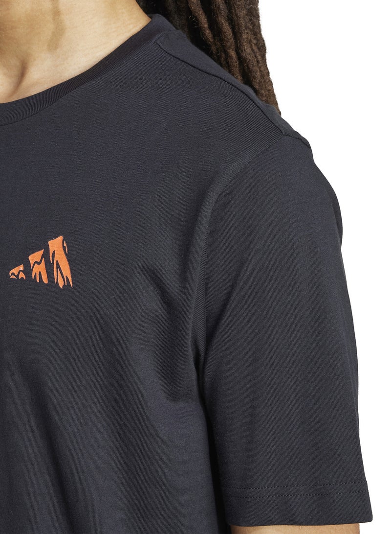 Adidas Doodle Hunt Hike Graphic T-Shirt  - Image 3