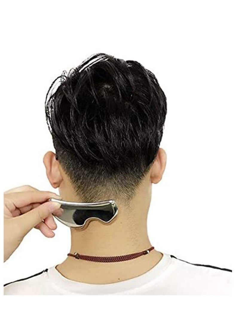 SYOSI Gua Sha Scraping Massage Tools - Stainless Steel Gua Sha Massage Tool | Massage Physical Therapy Steel Tools for Myofascial Physical Therapy Soft Tissue Back, Legs, Arms, Neck, Shoulder  - Image 5