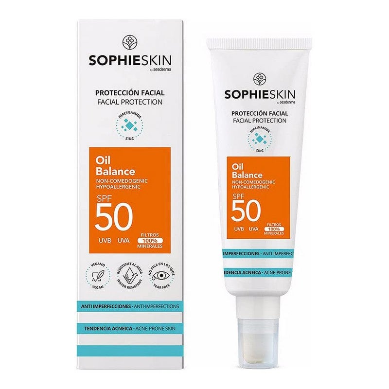 SeSDERMA Sesderma Sophieskin Fluido Solar Protector Acn Suitabe For All Skin Types Spf50 50 Ml - Image 2
