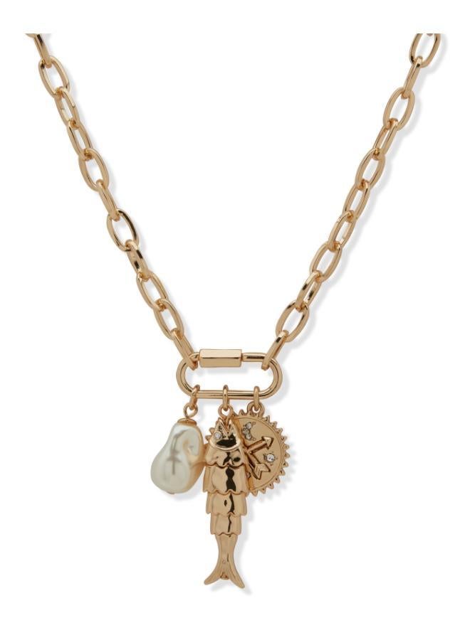 NINE WEST Nk 19In Charm Pndnt Necklaces