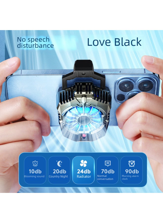 Generic 2023 Semiconductor Mobile Phone Cooler X65 Ice Cooling Device 3 Levels Power Back Clip Magnetic Suction Fast Cooling-Color:Fs28 Digital Display Ai Live Broadcast Model  - Image 3