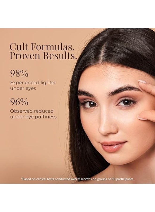 Forest Essentials Under Eye Serum Red Banana Flower & Potato Starch | Ayurvedic Under Eye Treatment | Reduces Dark Circles & Fine Lines - Image 4