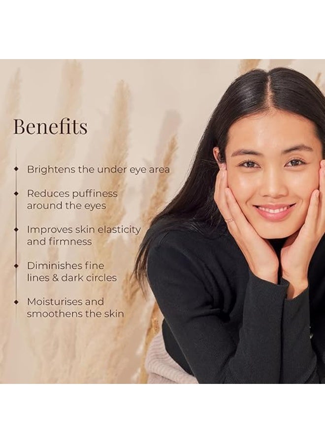 Forest Essentials Under Eye Serum Red Banana Flower & Potato Starch | Ayurvedic Under Eye Treatment | Reduces Dark Circles & Fine Lines - Image 2