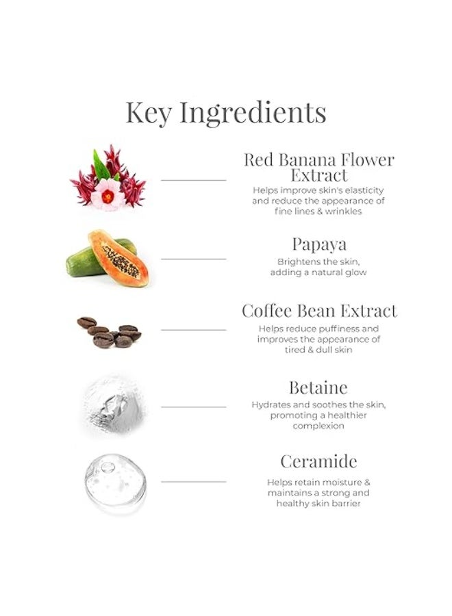 Forest Essentials Under Eye Serum Red Banana Flower & Potato Starch | Ayurvedic Under Eye Treatment | Reduces Dark Circles & Fine Lines - Image 3