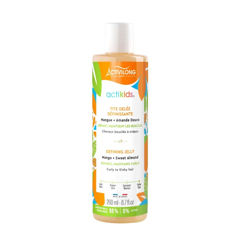Actikids Defining Gel  The Ideal Gel for Endlessly Defined and Bouncy Curls  Enriched with Organic Sweet Almond Oil and Mango Butter  NonGreasy and Leaves No Flakes  300 ml
