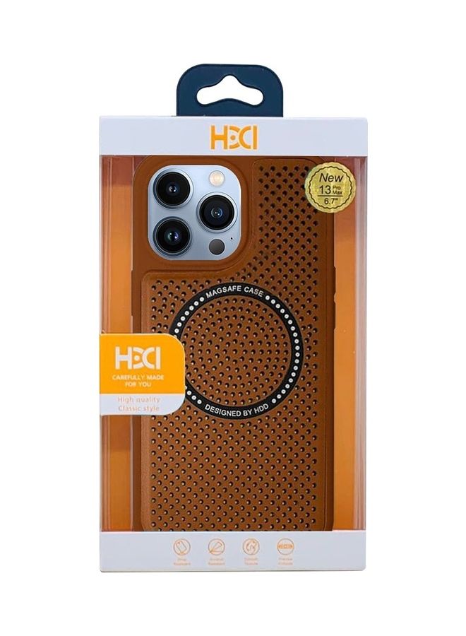 مارجون جراب جلدي لهاتف iPhone 13 Pro Max مع غطاء خلفي MagSafe HDD - Image 2