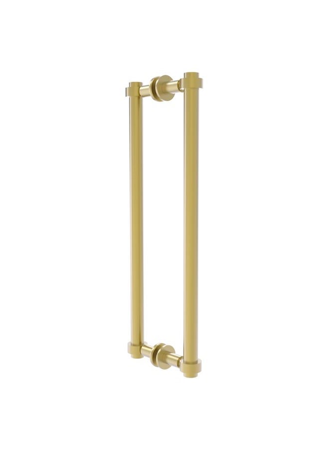 404-18BB Contemporary 18 Inch Back Shower Door Pull, Satin Brass