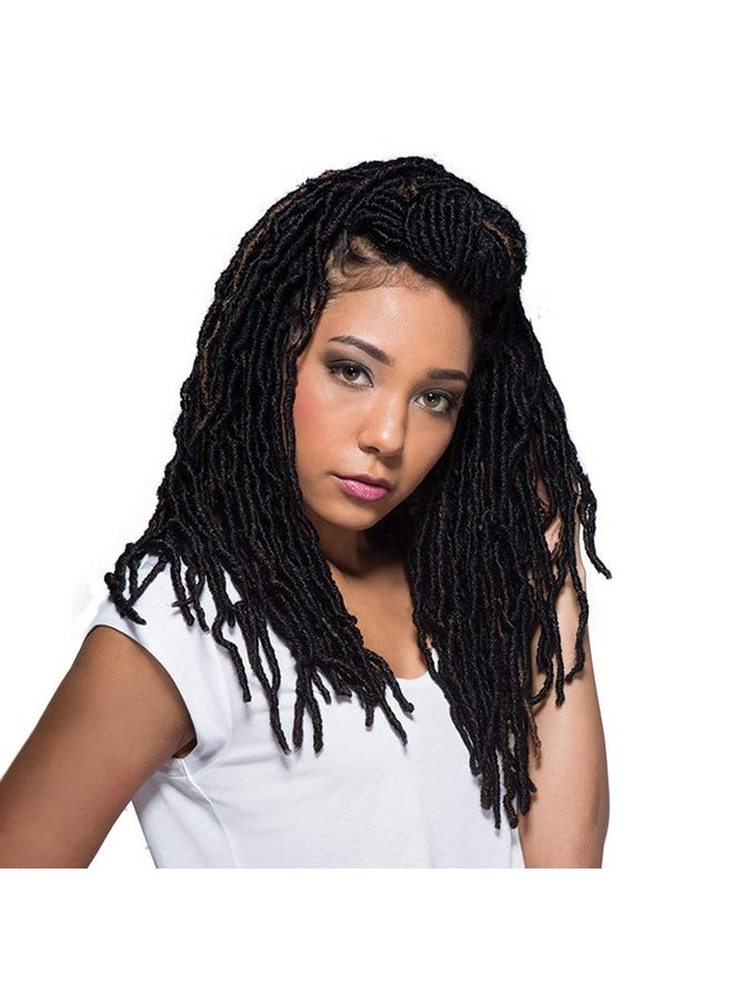 BOBBI BOSS Synthetic Hair Crochet Braids African Roots Braid Collection Nu Locs 14 (6Pack 99J)  - Image 1