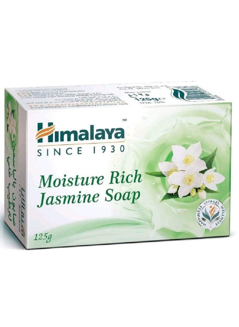 Himalaya Moisture Rich Jasmine Soap 125grams  - Image 1