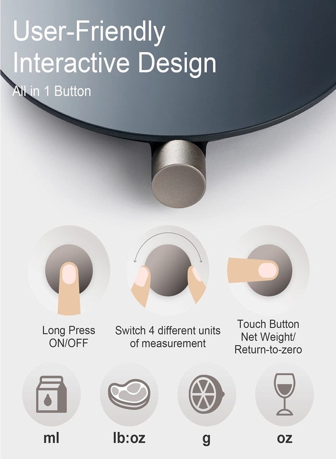 HOTO Smart Food Scale, Kitchen Scale, Food Scales Digital Weight Grams and Oz, Coffee Scale, Kitchen Scale with 0.1g High Precise Sensor, Measures in 4 Units (g/ml/oz/lb: oz)，Batteries Not Included - Image 4