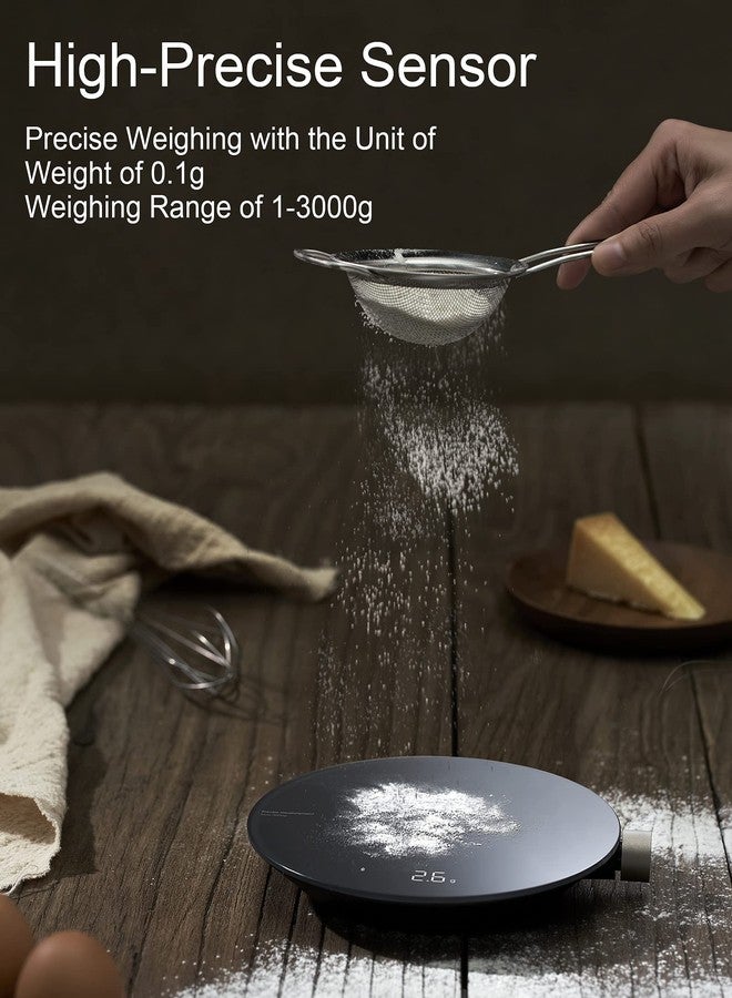 HOTO Smart Food Scale, Kitchen Scale, Food Scales Digital Weight Grams and Oz, Coffee Scale, Kitchen Scale with 0.1g High Precise Sensor, Measures in 4 Units (g/ml/oz/lb: oz)，Batteries Not Included - Image 3