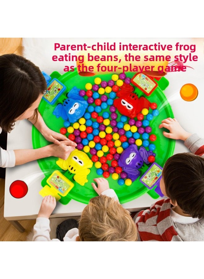 Generic - Children's Desktop Ejection Basketball Shooting Machine Toy Baby Playing Game Parent-Child Interactive Board Game Gift 3-7 Years Old-Color:Basketball (one Box Each Of Blue Base Plates And Green Base Plates) - Image 1