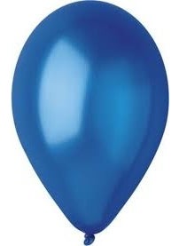 Gemar Metallic Balloon Blue 100 Pack  - Image 1