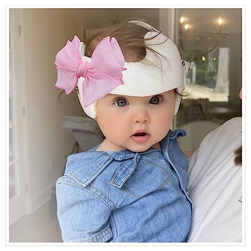 rainbowstar 3 Pack Bows for Cranial Helmet Bow Patch Cranial Band Bow Plagiocephaly Helmets Bow - Image 5