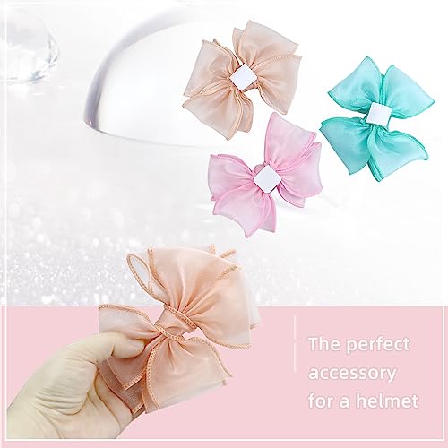 rainbowstar 3 Pack Bows for Cranial Helmet Bow Patch Cranial Band Bow Plagiocephaly Helmets Bow - Image 3
