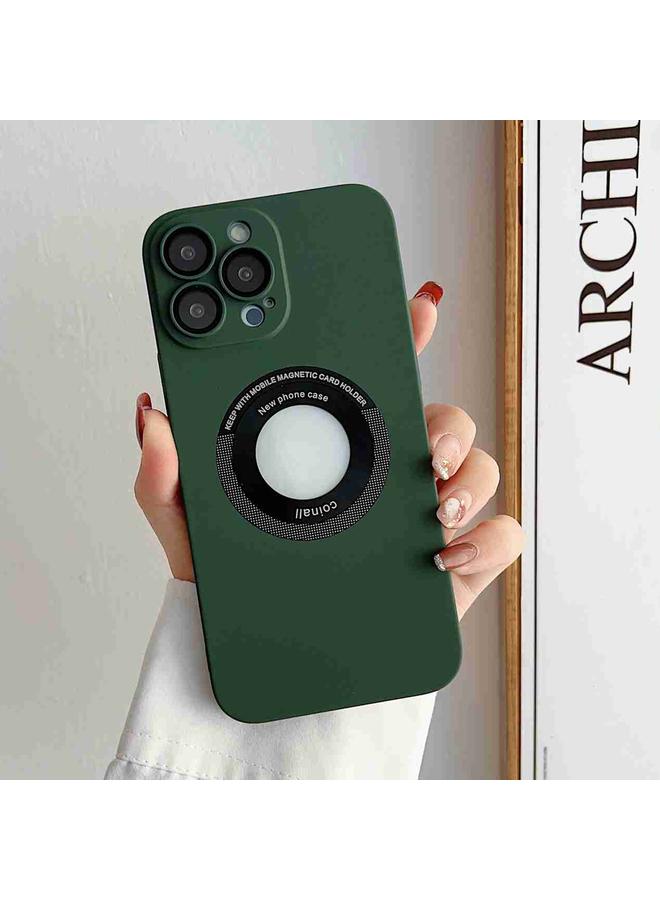 اس-توب جراب لهاتف iPhone 14 Plus Skin Feel CD Texture MagSafe جراب هاتف مغناطيسي - Image 1