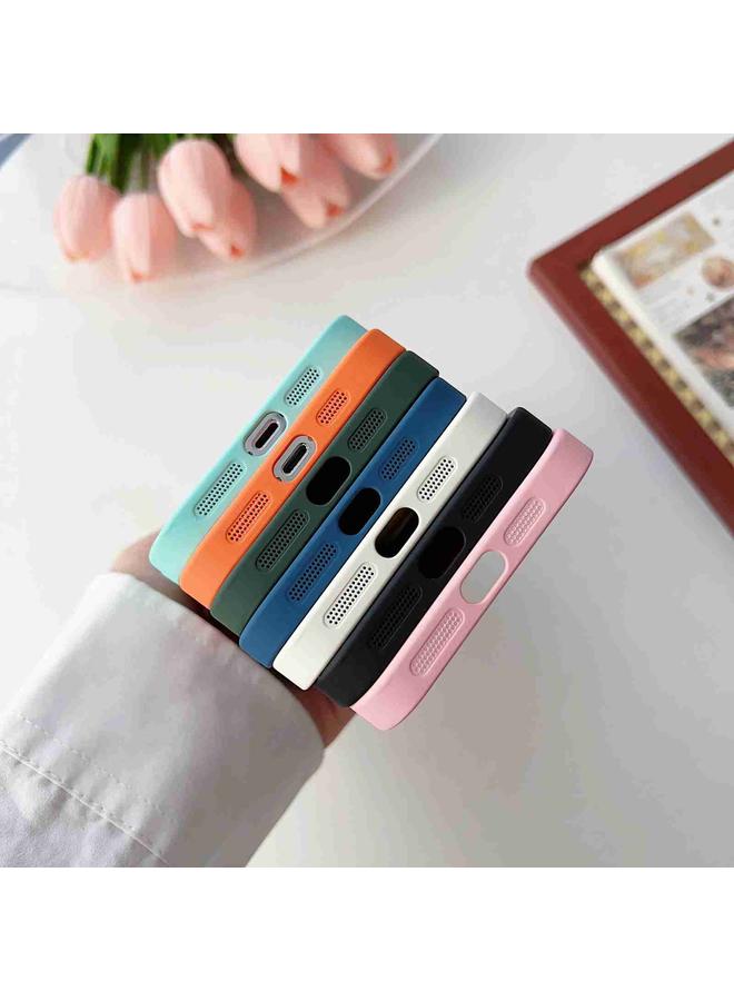اس-توب جراب لهاتف iPhone 14 Plus Skin Feel CD Texture MagSafe جراب هاتف مغناطيسي - Image 3